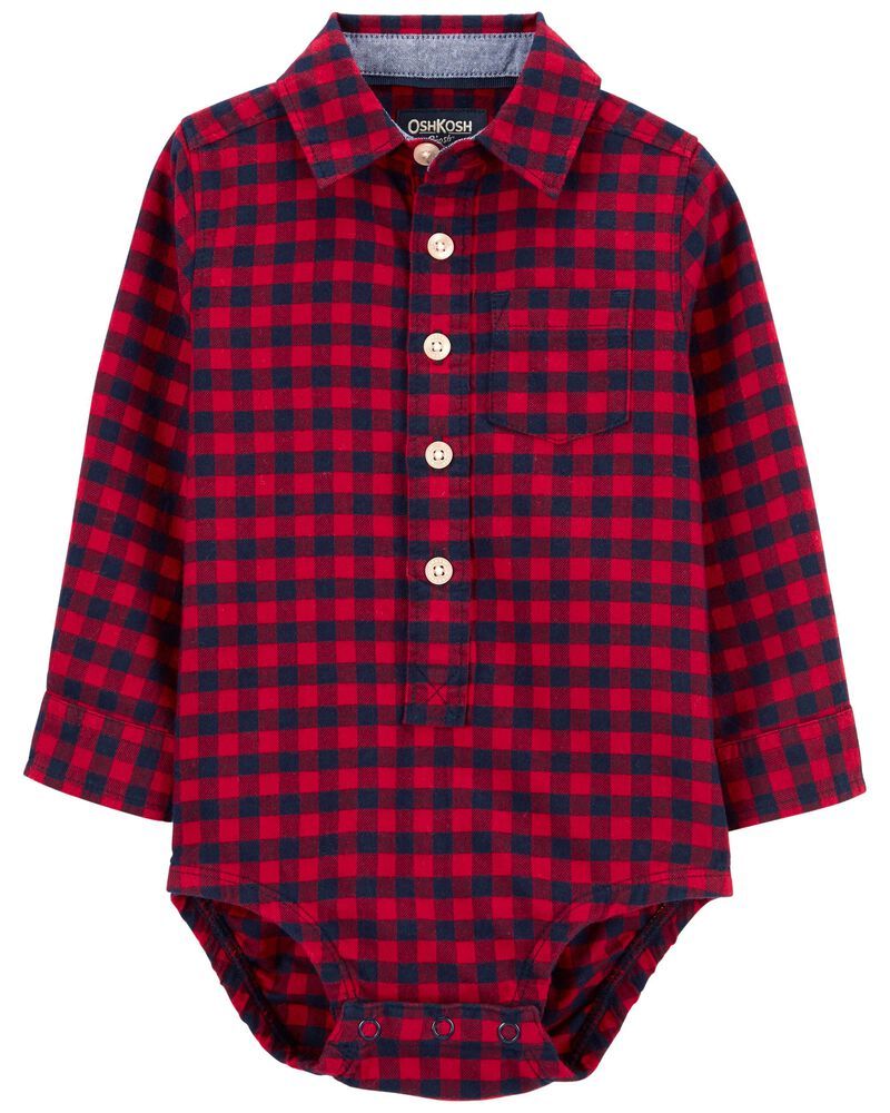 Plaid Flannel Bodysuit | OshKosh B'gosh