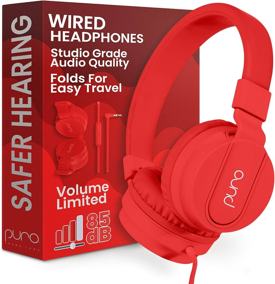 Puro Sound Labs PuroBasic Wired Headphones for Kids - Volume-Limiting & Adjustable with Microphon... | Amazon (US)
