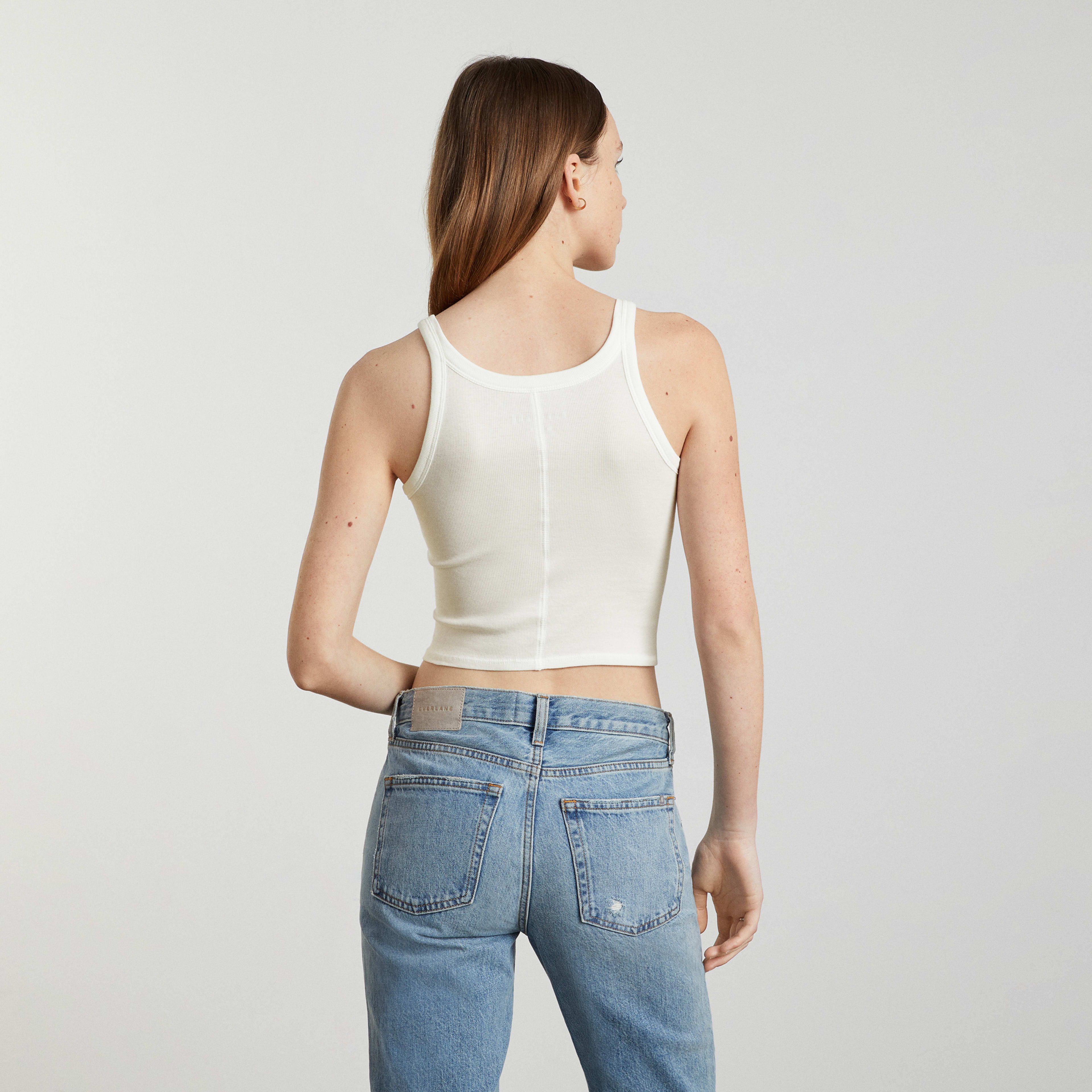 The Pima Micro-Rib Short Tank | Everlane