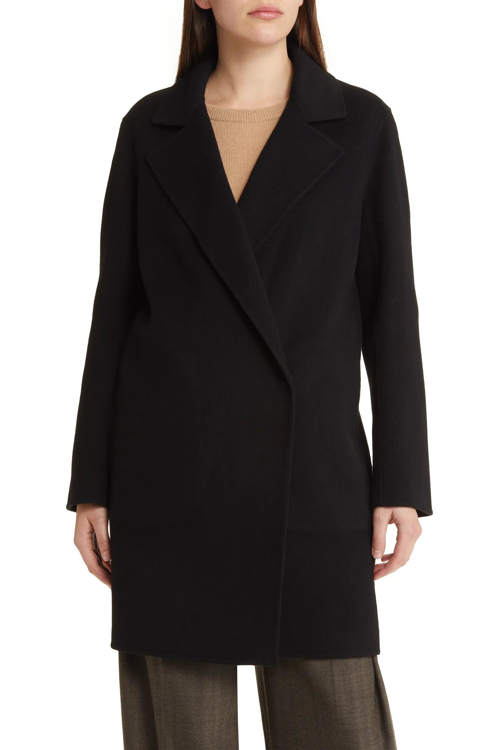 Theory New Divide Wool & Cashmere Coat | Nordstrom | Nordstrom