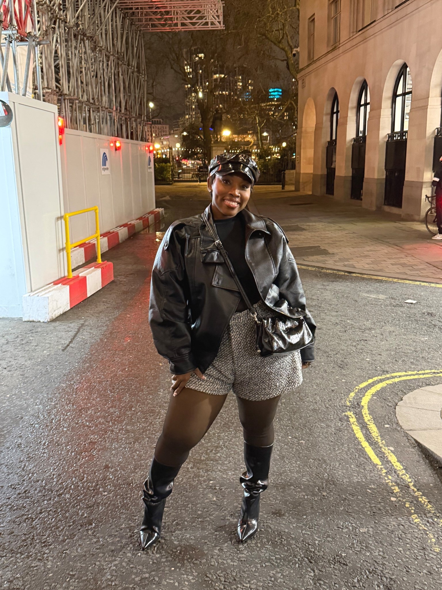 Tea in London 🫖
Hat: Walmart - linked
Jacket: Amazon - linked
Top: Micas - Mesh patchwork corset round neck long sleeve top
Shorts: Micas - Zipper wide leg shorts
Tights: Noosh - linked
Boots: Zara - BLACK 1/3022/610/800/40
Purse: Coach Outlet - similar linked, Faye SHB-Silver

#LTKootd #LTKgrwm #LTKMidsize