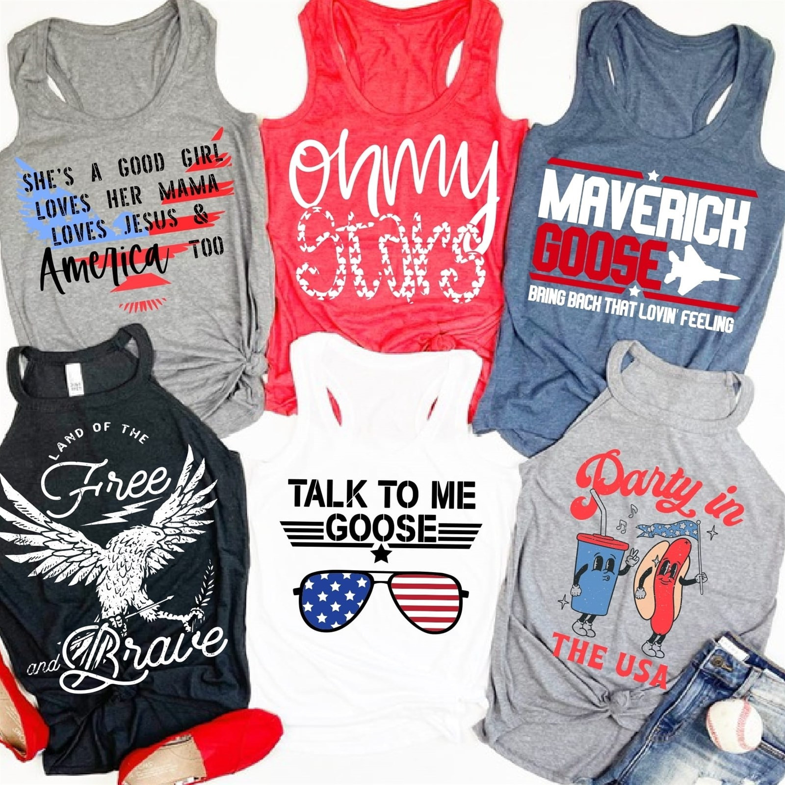 Freedom Tank Tops | Jane