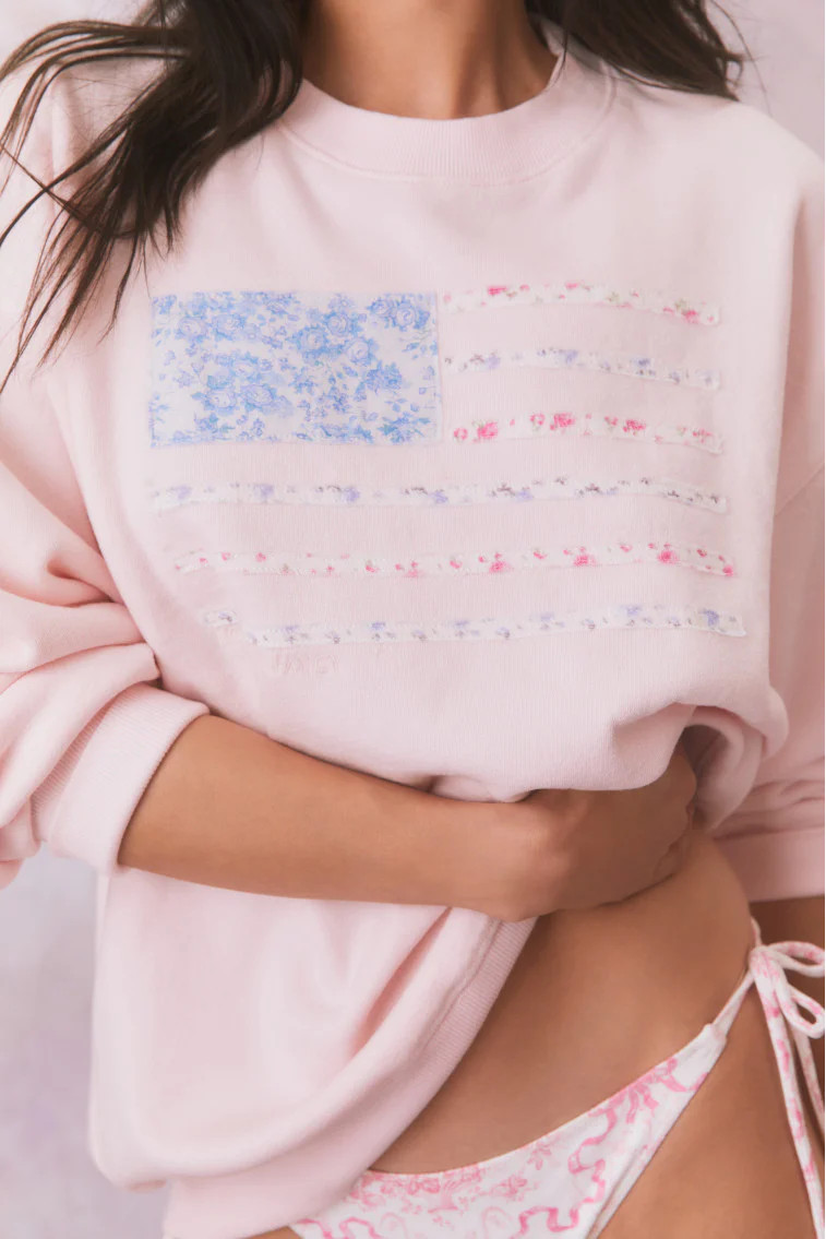 Palo Americana Fleece Pullover | LoveShackFancy