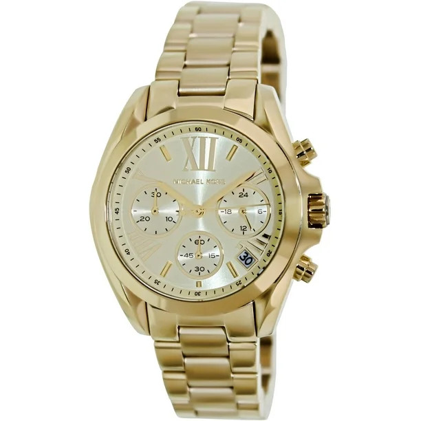 Michael Kors Women's Bradshaw Chronograph Gold-Tone Watch MK5798 - Walmart.com | Walmart (US)