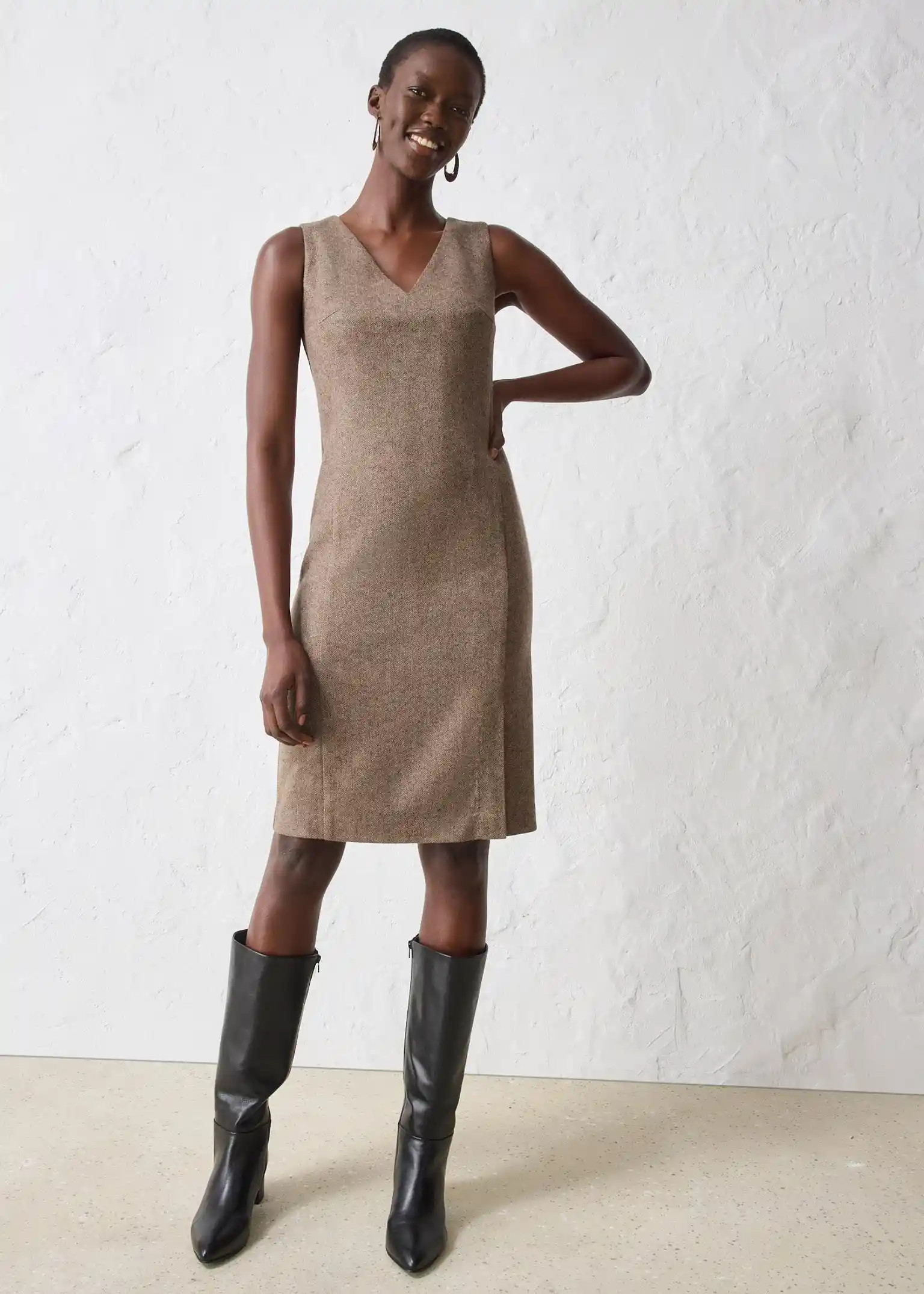 Abito a tubino in misto lana | Bonprix IT