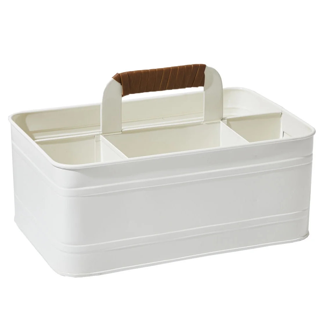 Better Homes & Gardens- Vanilla White Iron Carry-All Caddy | Walmart (US)
