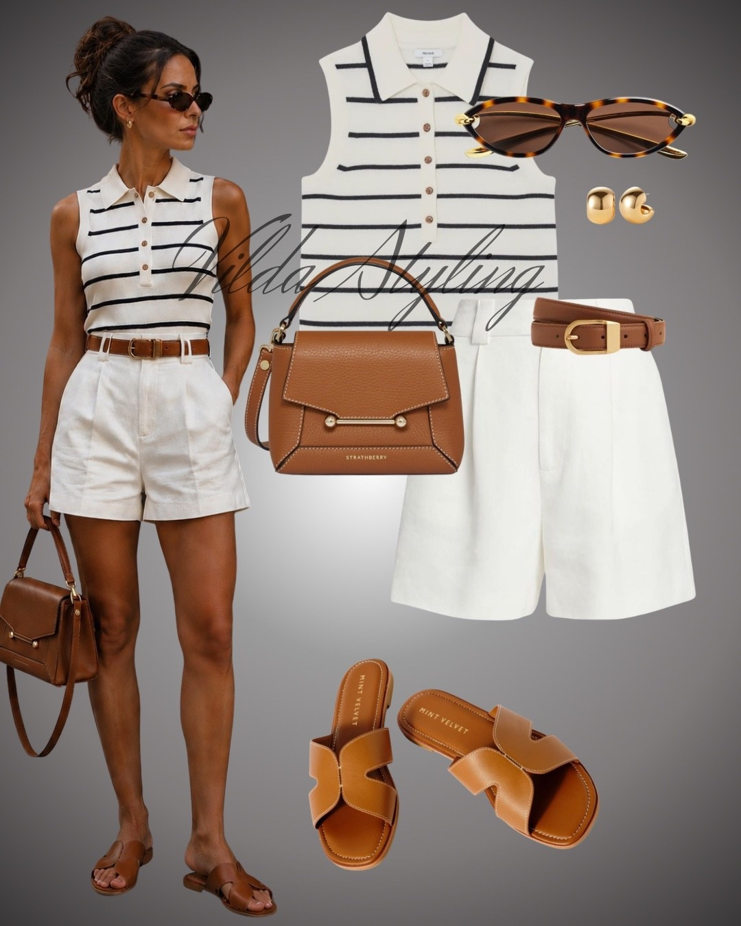 Elevating my summer uniform with this chic, striped top. Nothing beats the timeless combination of cream tones and tan leather accessories for a sophisticated yet effortless look. Perfect for brunch, errands, or a summer day out! 🤍✨
#SummerStyle #MinimalistOutfit #OutfitInspo #EffortlessChic

#LTKstyletip #LTKeurope #LTKsummer #LTKstyletip #LTKworkwear