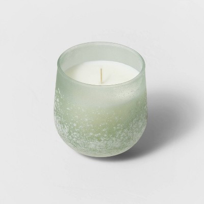 Serenity Fashion Salted Glass Wellness Jar Candle Green 12oz - Casaluna™: Soy & Coconut Blend, 50hr Burn Time | Target