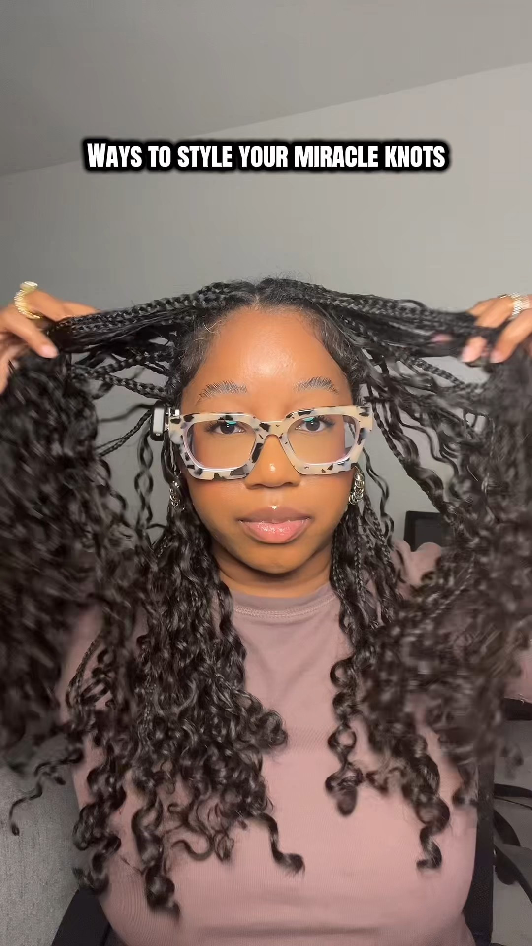 Did the viral miracle knots on myself! Tagged some hair! 

I used Deep wave 

#LTKgrwm