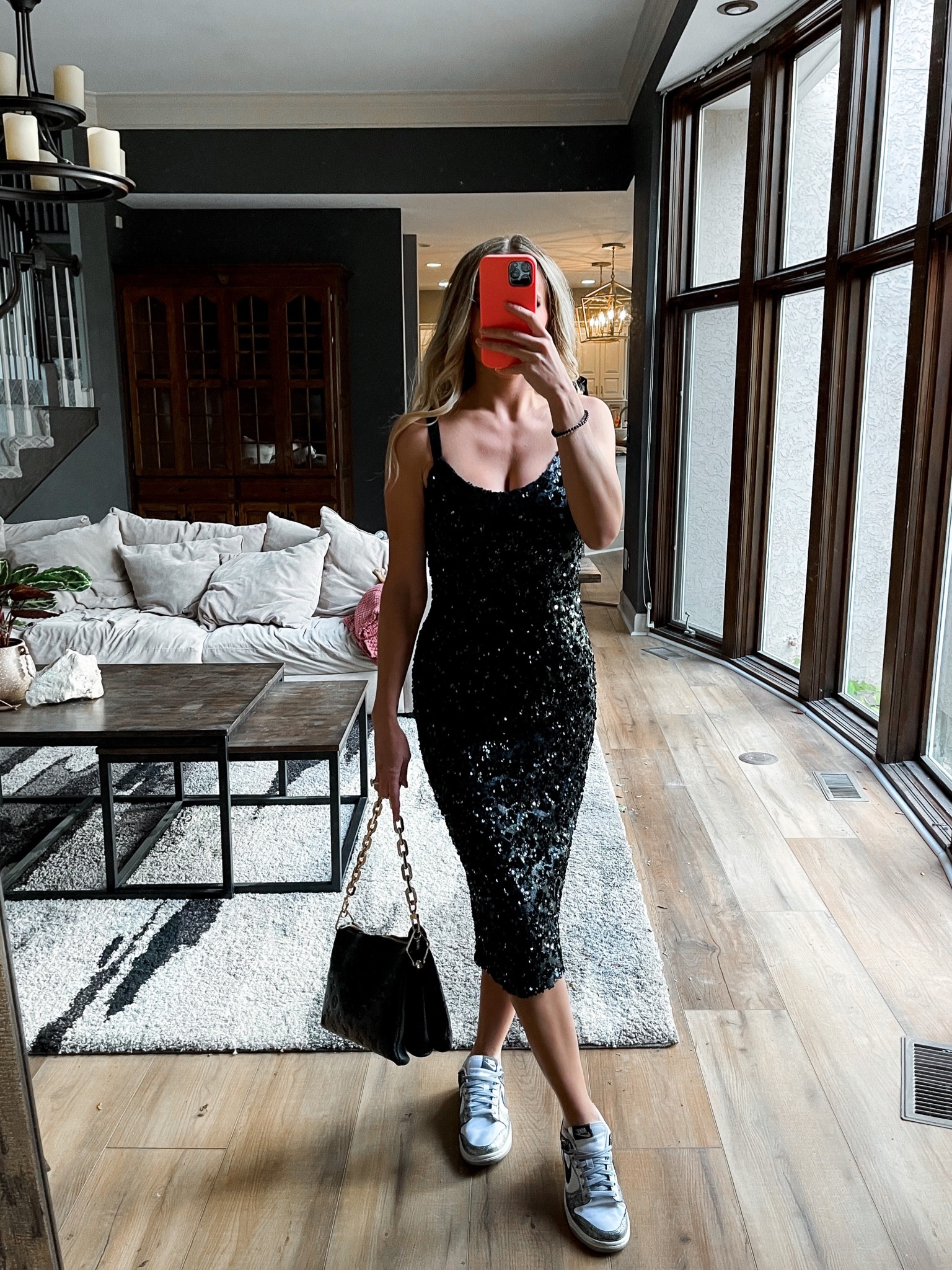 Wearing size small in this gorgeous sequin midi dress - perfect holiday / cocktail outfit

#LTKHoliday #LTKstyletip #LTKwedding