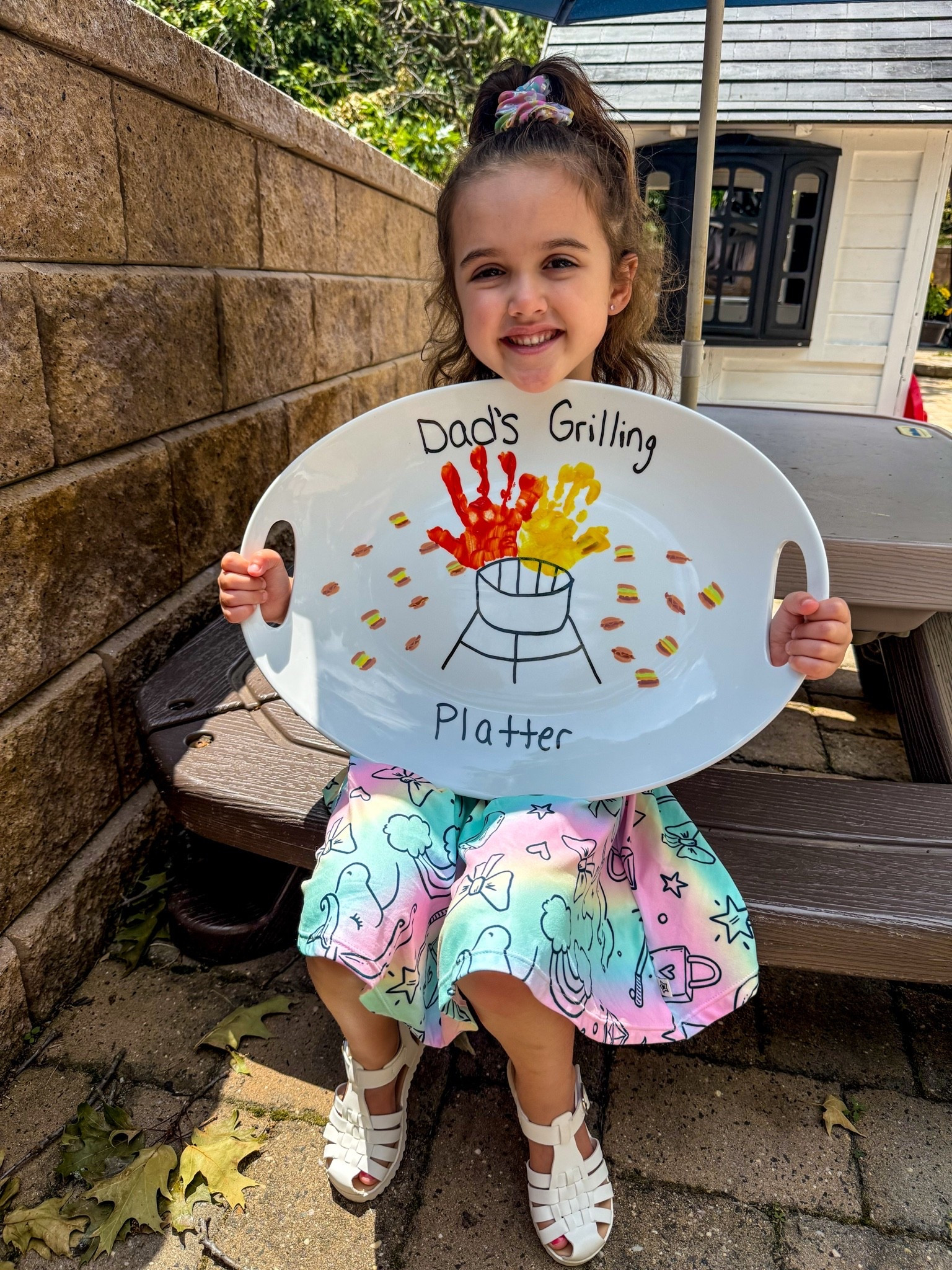 DIY Father’s Day gift! 🍔 🌭 Bake at 350 degrees for 30 minutes to set it.

Acrylic paints. Crafting. Kids crafts. Father’s Day gift. Father’s Day. DIY platter. Bbq platter. Kitchen platter. Target finds. Target gifts. Target partner

#LTKootd #LTKdayinmylife #LTKKids