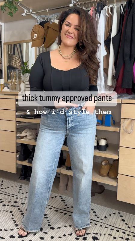 Express midsize apple shape jeans and pants faves 
Wide leg jeans size 14 
Cargo trousers sized up one to a 16 
Editor cropped pant sized up for a looser fit size 16 
All tops 
, bodysuits are a large, blue sweater xl 
Cinched blazer size xl 

#LTKcurves #LTKstyletip #LTKsalealert