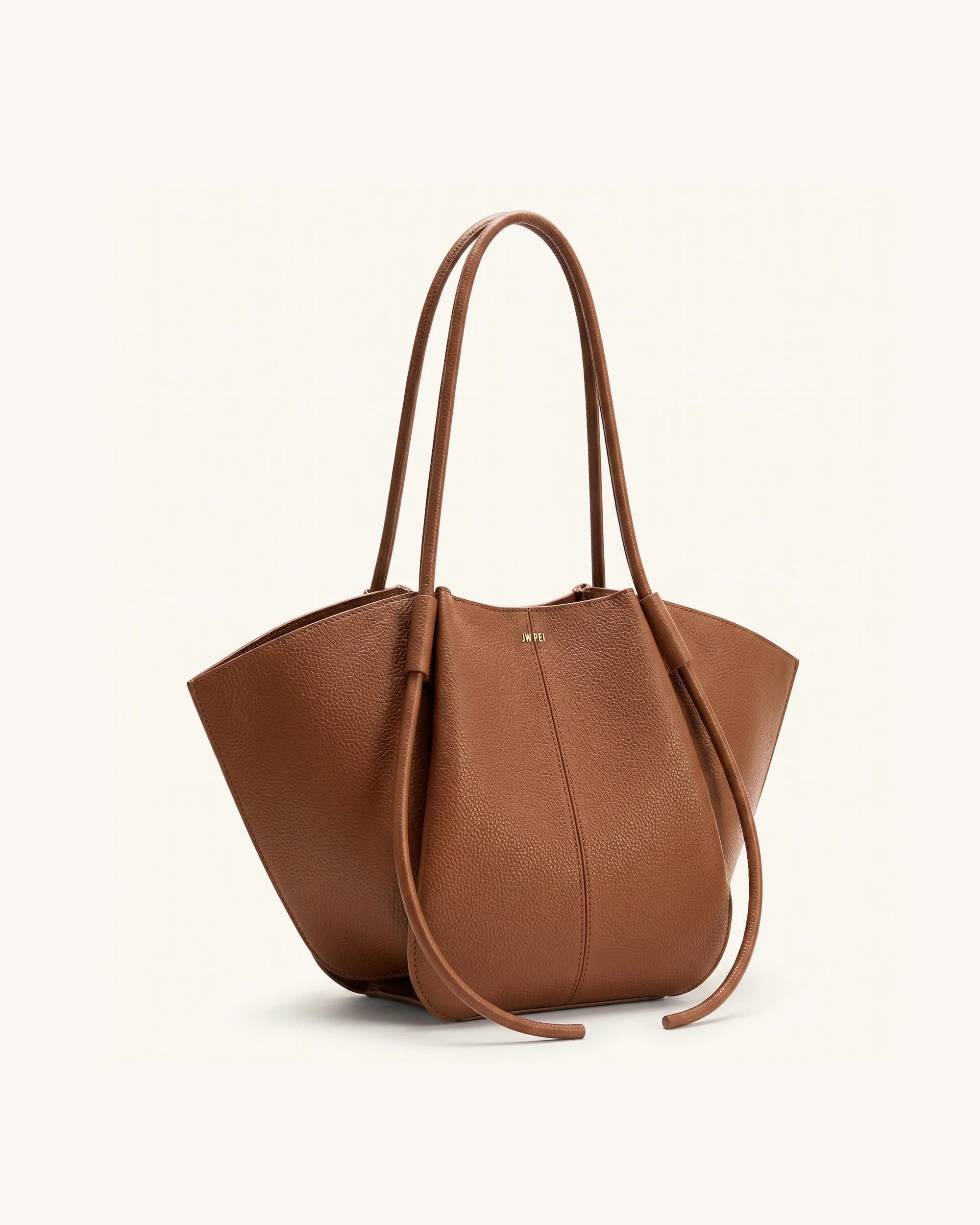 Nala Wide Tote Bag - Yellow Brown | JW PEI US