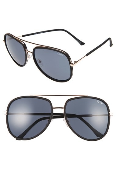 Women's Quay Australia 'Needing Fame' 65Mm Aviator Sunglasses - | Nordstrom