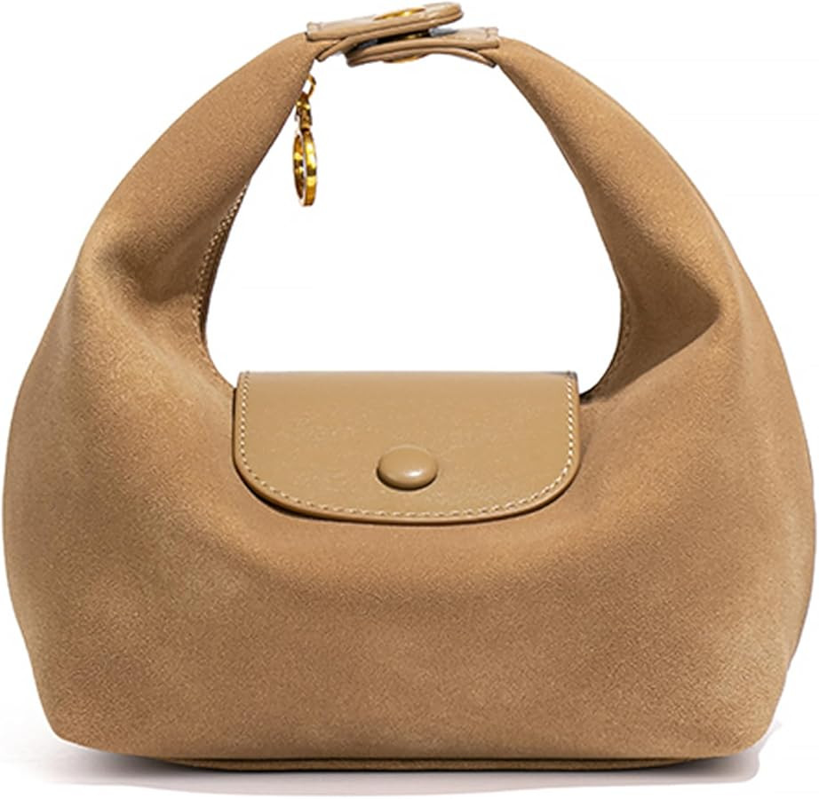 Suede Bag Small Shoulder Bag Women Suede Purse Trendy Crossbody Bags & Handbag with 2 Straps | Amazon (CA)