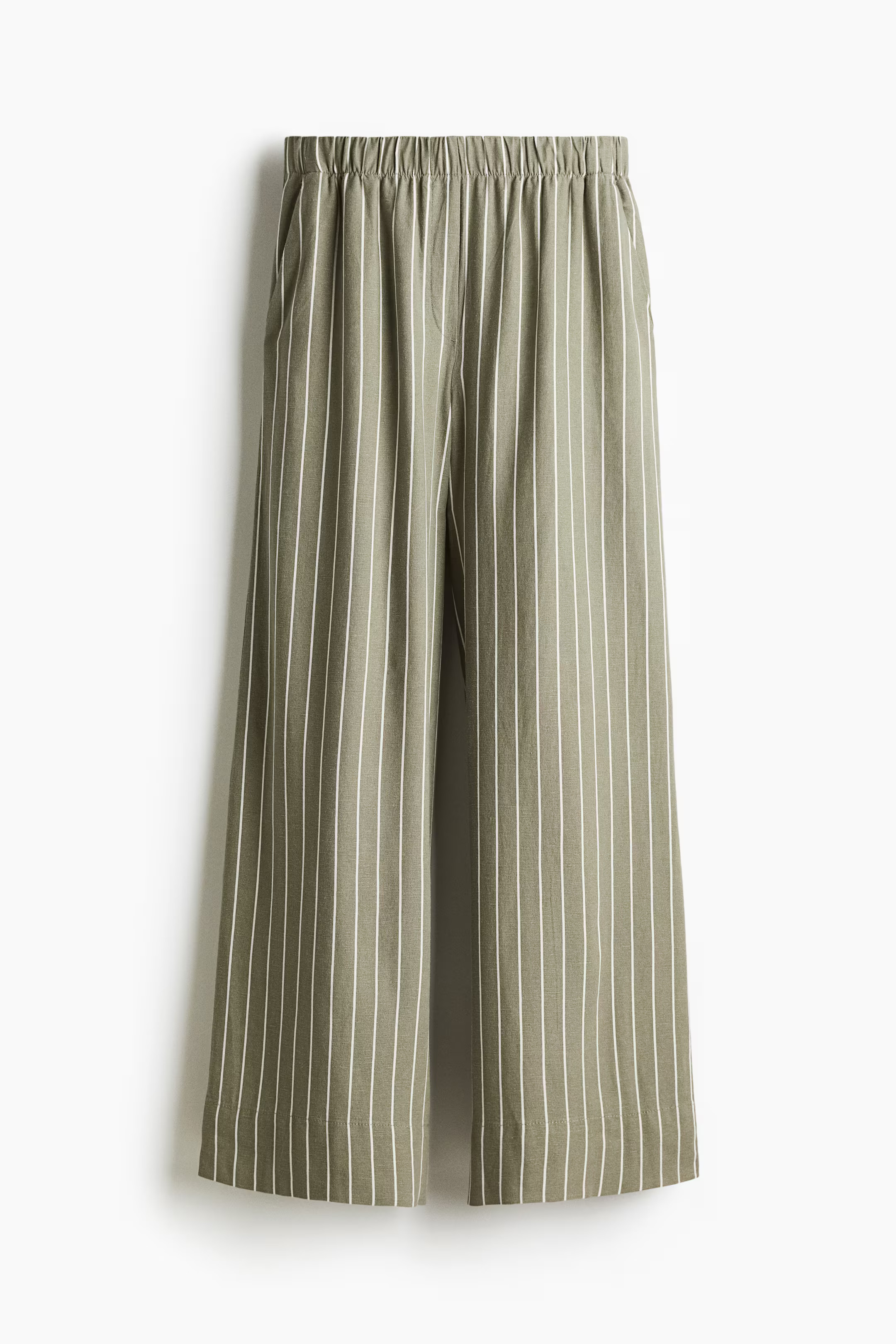 Wide-Leg Linen-Blend Pants | H&M (US + CA)