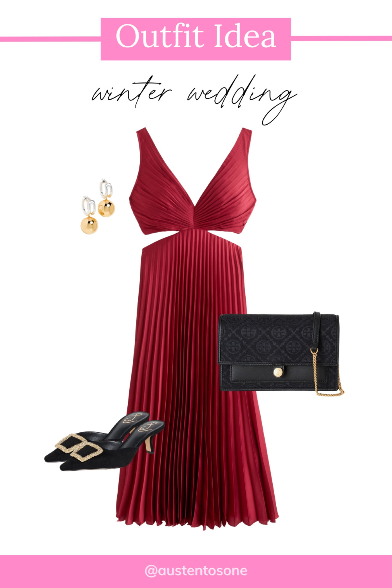 Attending a fabulous winter wedding as a guest? This Abercrombie dress is perfect paired with low black heels and some cute earrings  

#LTKSeasonal #LTKwedding #LTKHoliday