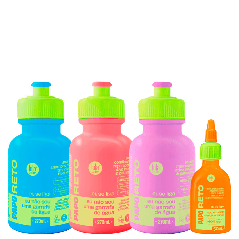 Kit Lola From Rio Papo Reto Quarteto (4 Produtos) | Beleza Na Web (BR)