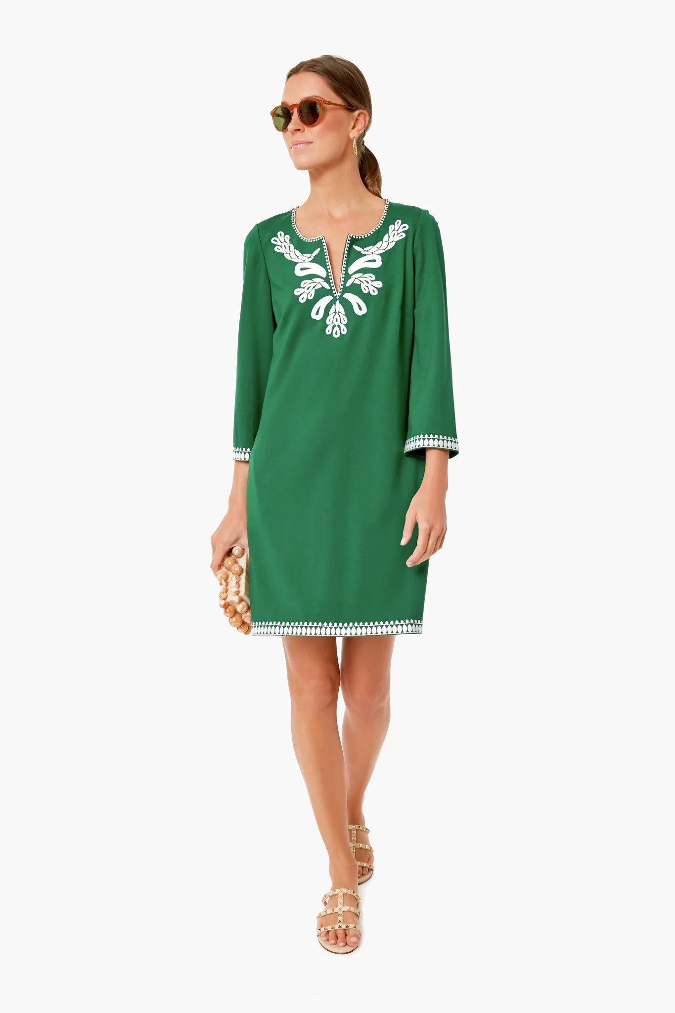 Miguelina Embroidered Dress | Tuckernuck (US)