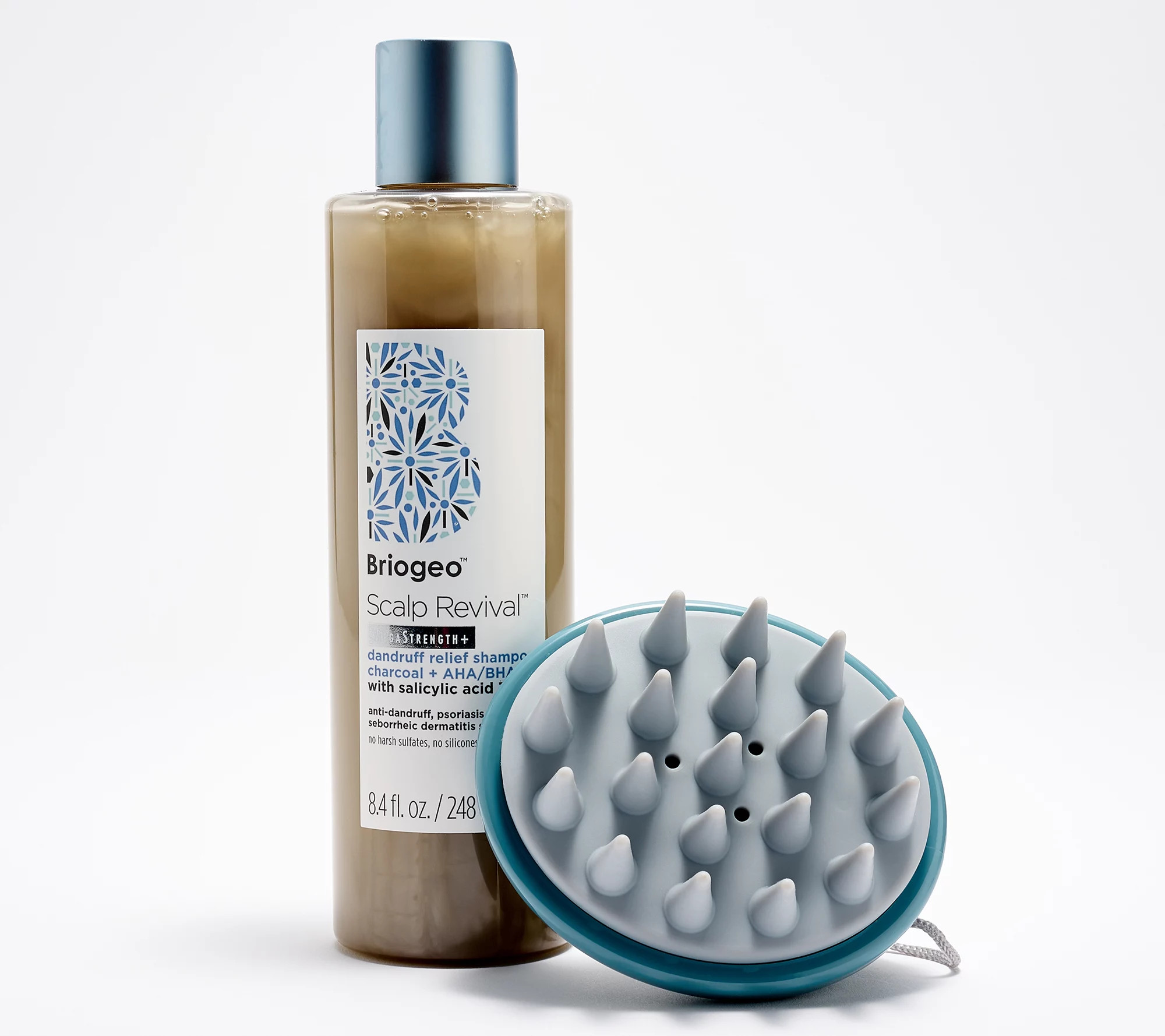 Briogeo Scalp Revival Dandruff Relief Shampoo and Massager Set - QVC.com | QVC