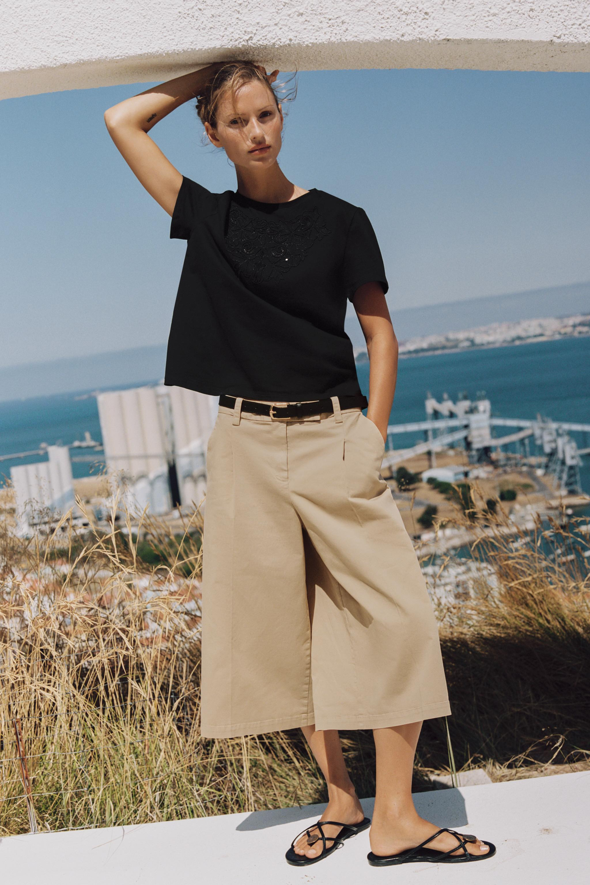 LONG BELTED SHORTS | Zara US