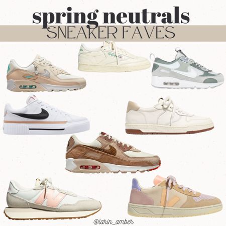 Sneaker favorites for spring / neutrals / air max / nike / new balance 



#LTKSale #LTKsalealert #LTKshoecrush