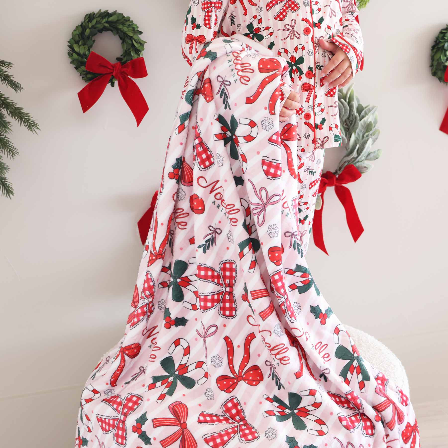 Bow What Fun Personalized Kids Blanket | Caden Lane