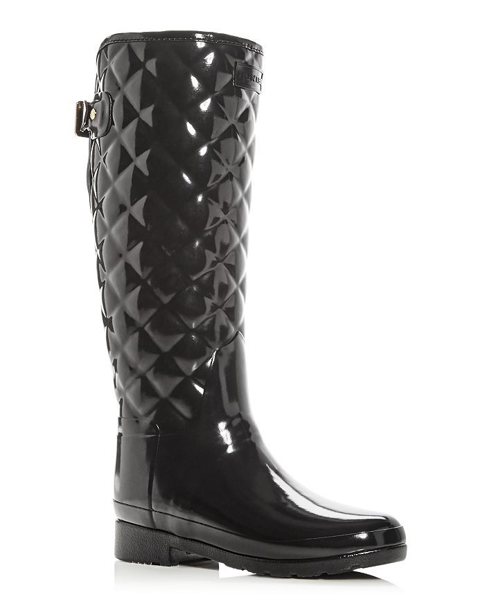 Women's Refined Gloss Quilted Rain Boots | Bloomingdale's (US)