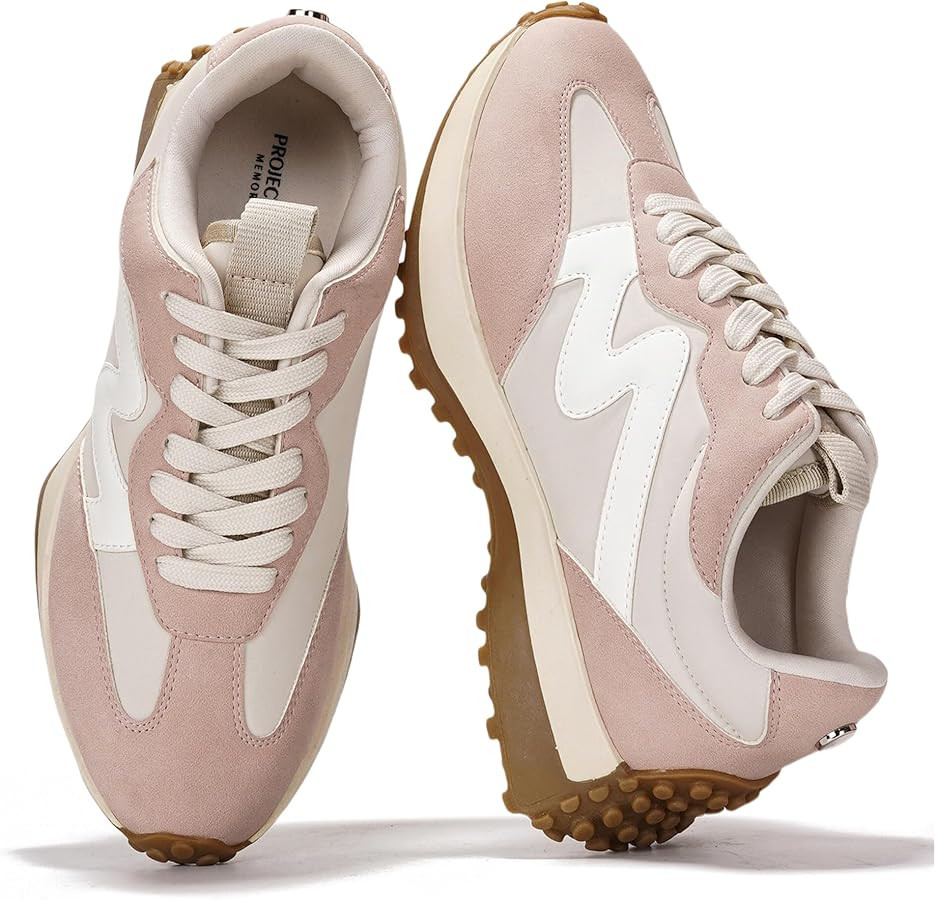 Project Cloud Trendy Sneakers for Women - Memory Foam and Non-Slip Comfortable Casual Ladies Shoe... | Amazon (US)