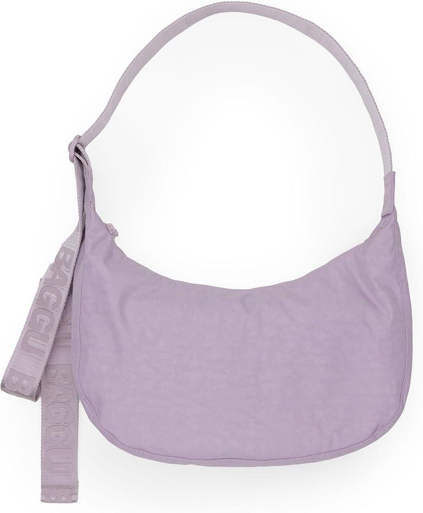 BAGGU Medium Nylon Crescent Bag - Dusty Pink | Amazon (US)