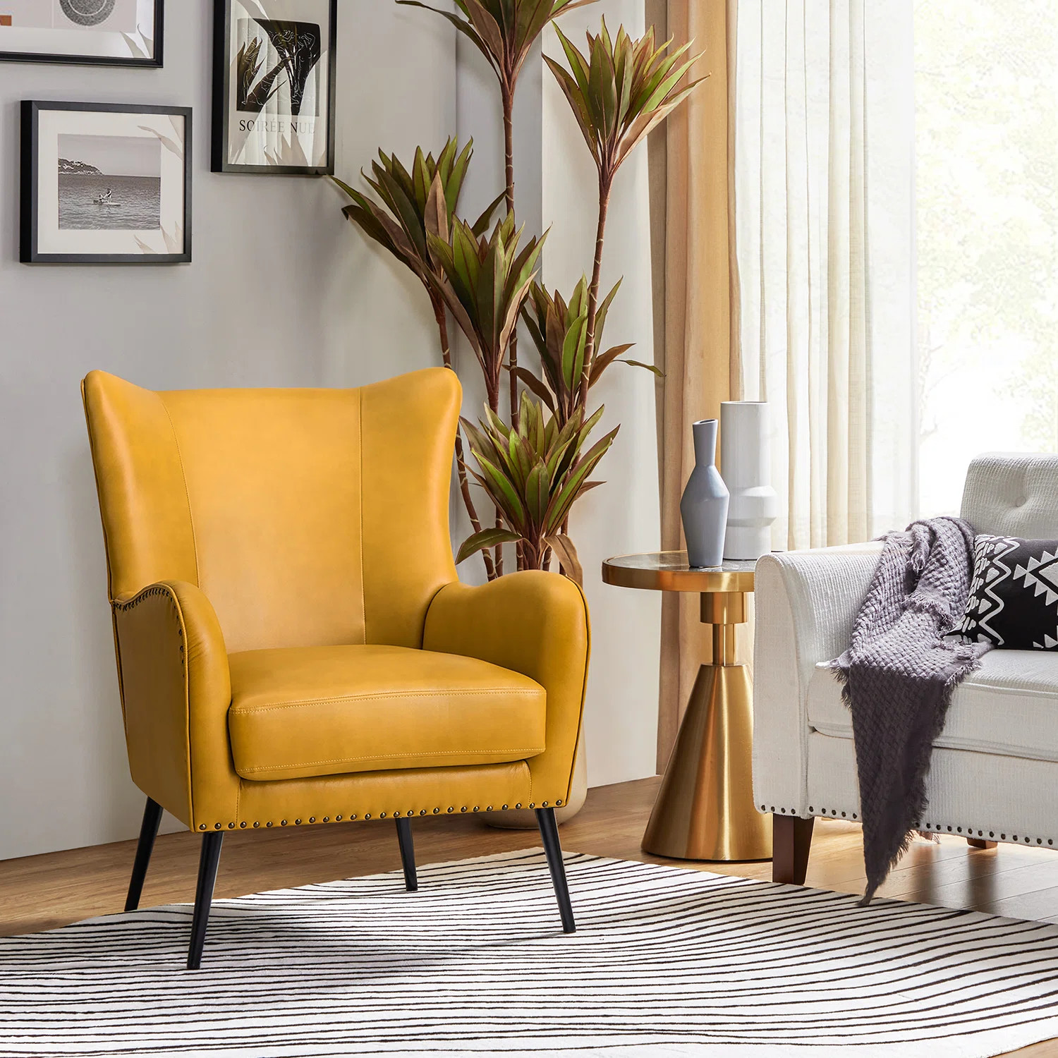 Wade Logan® Atalyia 30'' Wide Wing Back Armchair | Wayfair | Wayfair North America