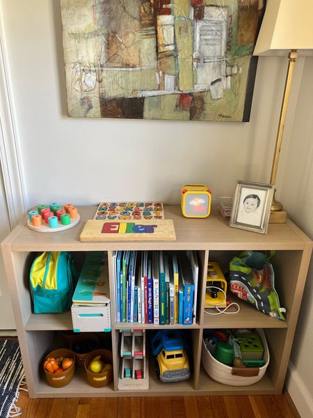 Eller’s toy storage shelf! It’s so easy to put together and comes in lots of different colors so it can go with lots of different areas of the home. I got in color “natural”.

#LTKfamily #LTKhome #LTKbaby