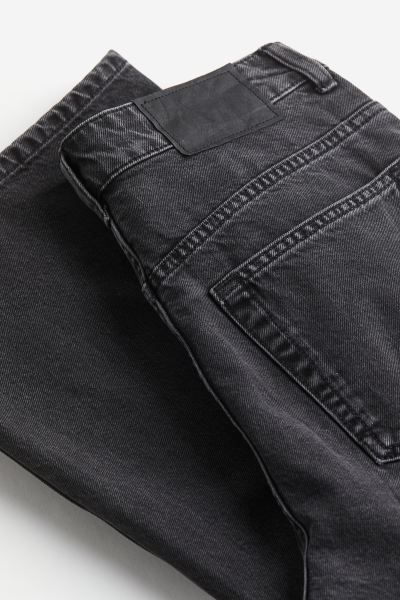 Wide High Jeans - Black - Ladies | H&M US | H&M (US + CA)