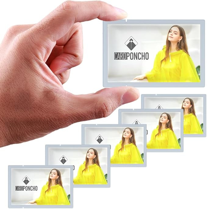 Disposable Clear Rain Ponchos for Adults with Hood bulk,travel poncho rain coats for emergency,po... | Amazon (US)