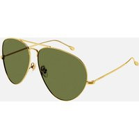 Gucci Metal Aviator-Style Sunglasses | Coggles (Global)