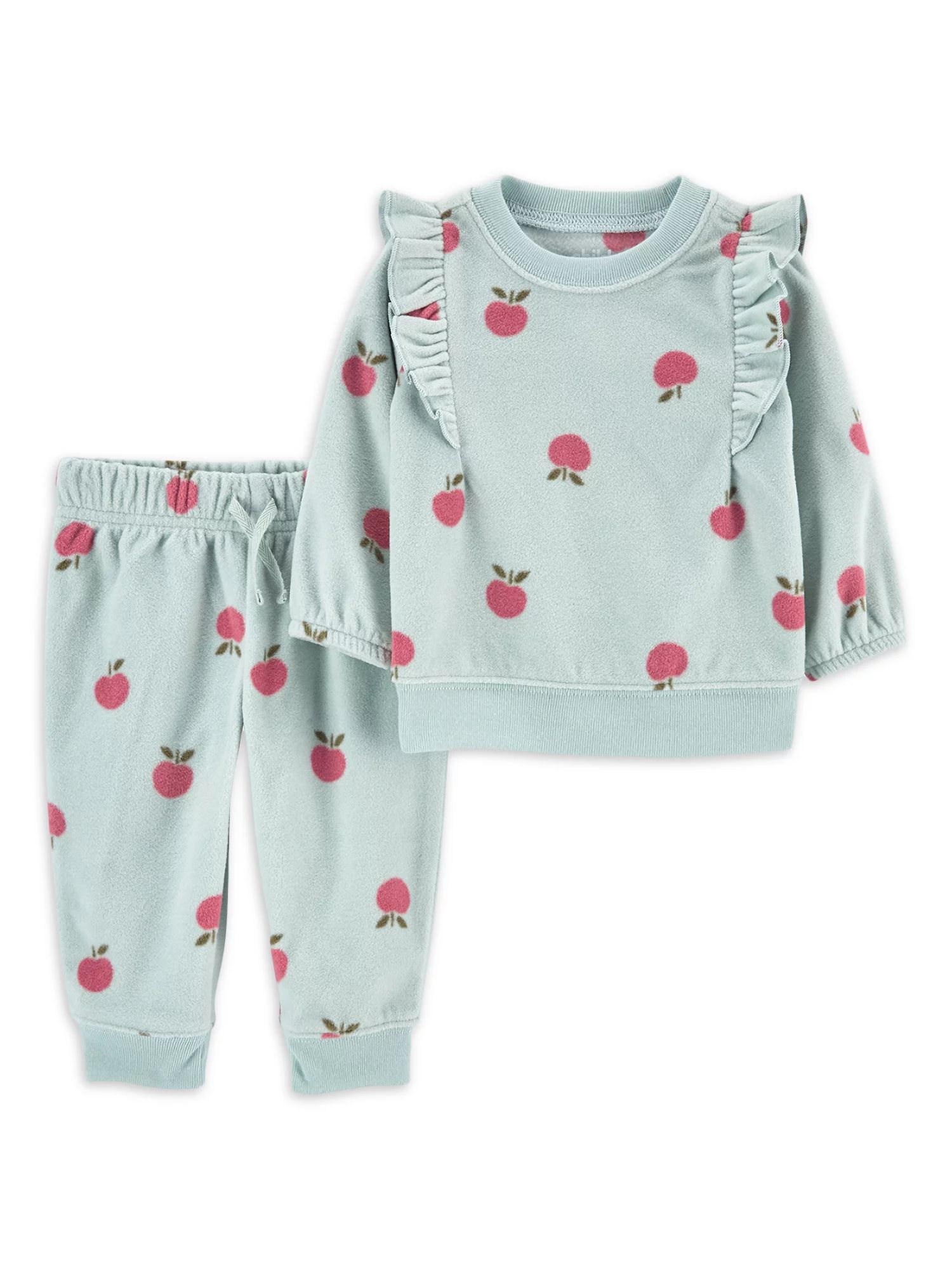 Carter's Child of Mine Baby Girls Apple Set, 2-Piece, 0-24 Months - Walmart.com | Walmart (US)