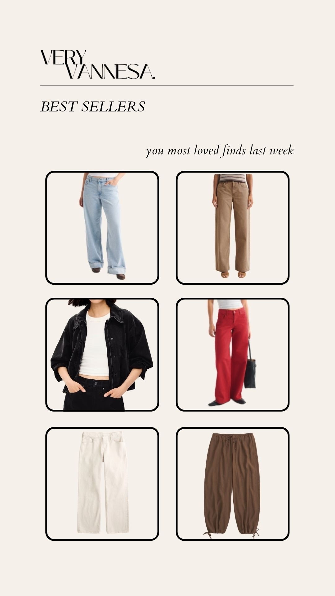 Your faves last week 
Abercrombie curve love jeans 
Old navy jacket 
Jogger pants

#LTKSaleAlert #LTKgrwm #LTKootd