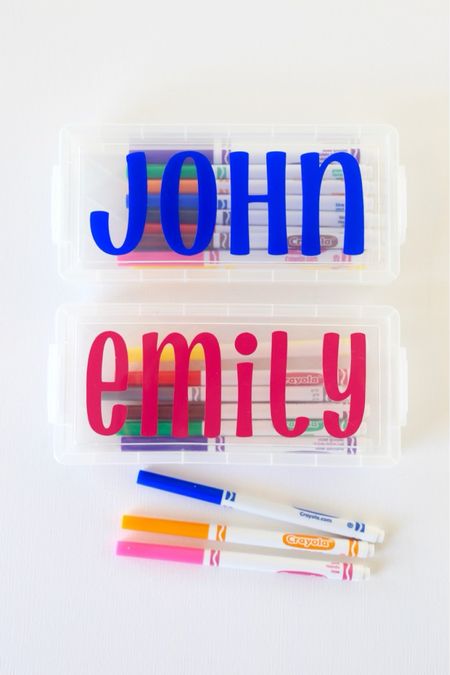 This personalized marker case is a super cute addition to your child’s back to school items! More on DoSayGive.com.

#LTKkids #LTKSeasonal #LTKBacktoSchool