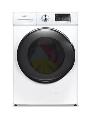 BLACK+DECKER 4.5 Cu. Ft. Front Load Washer, Full Size Washing Machine with 12 Cycles, ENERGY STAR certified Washer Machine, Hot & Cold Inlet Hoses, LED Display, 120V, BFLW45M, White | Amazon (US)