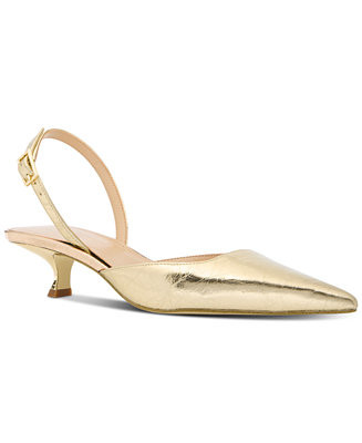 Women's Luna Slingback Kitten-Heel Pumps | Macy's