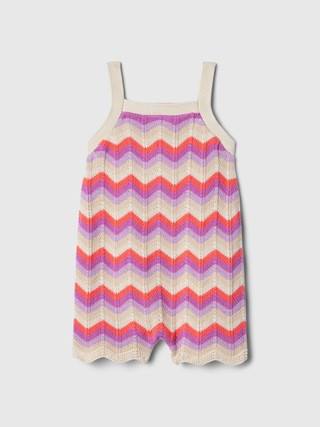 babyGap Crochet Sweater Romper | Gap (US)