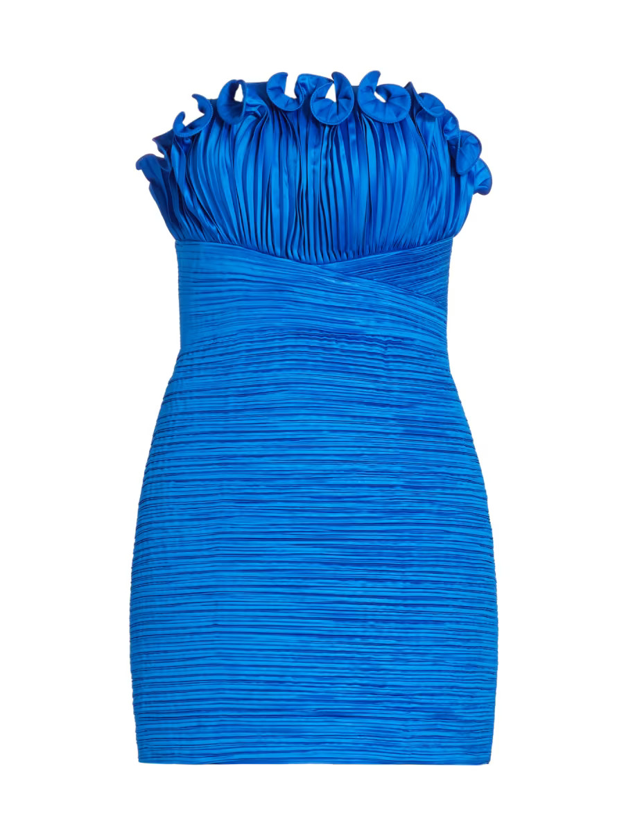 Ashtyn Pleated Strapless Minidress | Saks Fifth Avenue