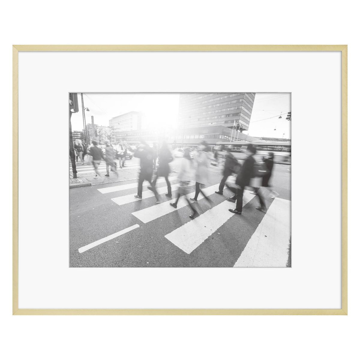 18.4" x 14.4" Matted to 8" x 10" Thin Metal Gallery Frame Brass - Project 62™ | Target