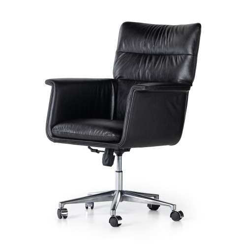 Four Hands Humphrey Desk Chair Sonoma Black | Gracious Style