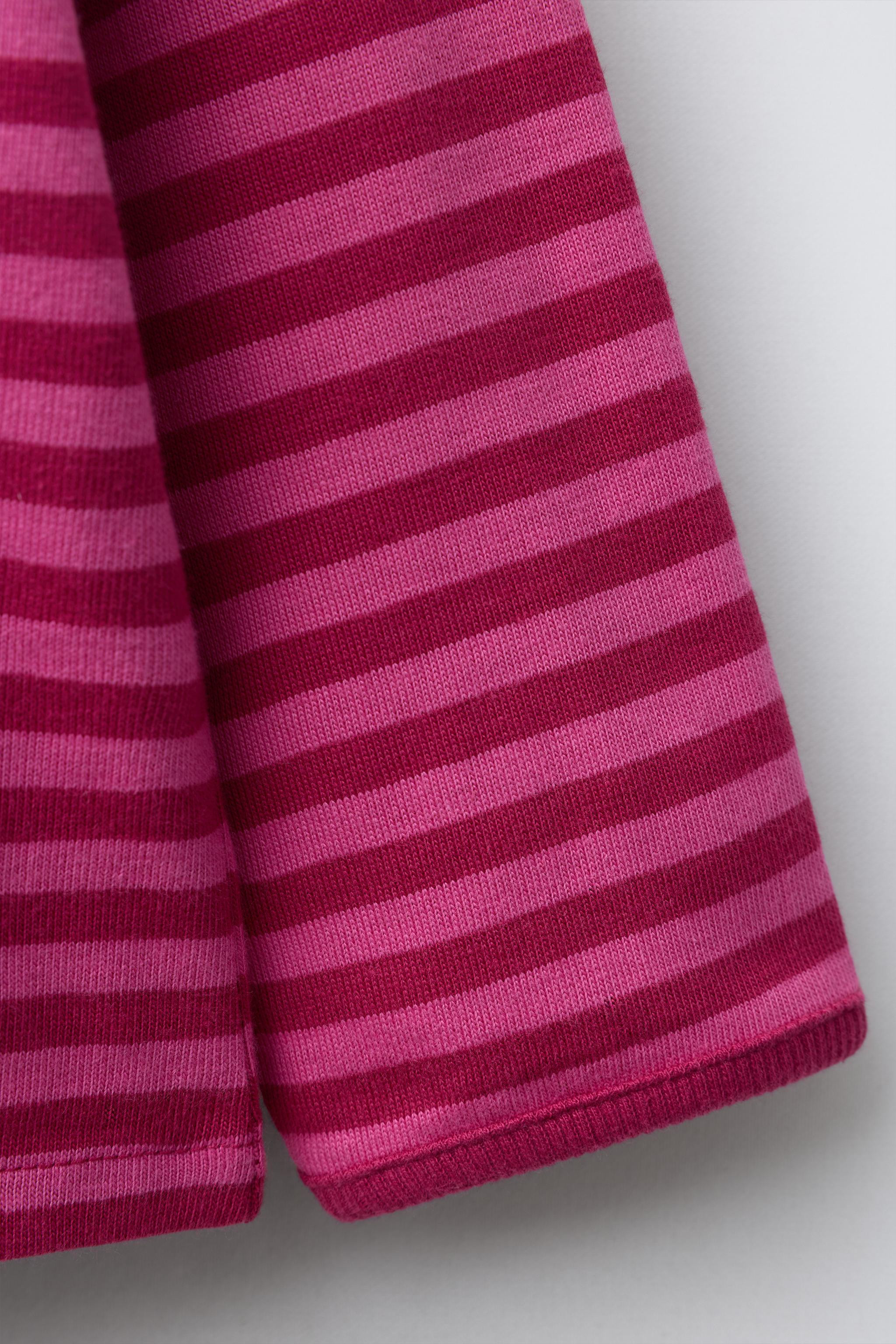 STRIPED T-SHIRT WITH EMBROIDERED HEART | Zara US