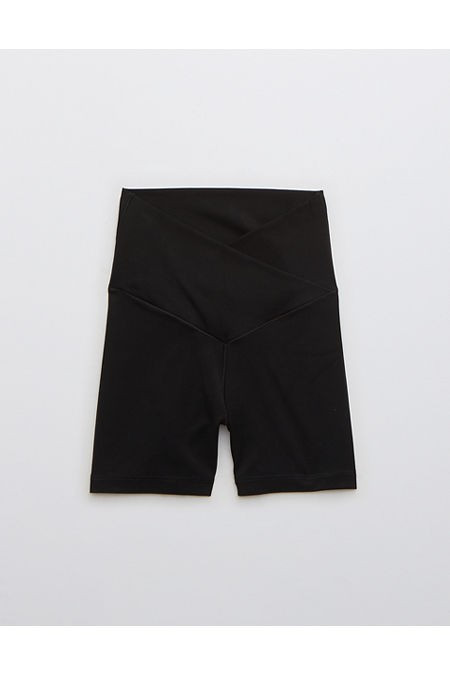 OFFLINE By Aerie Real Me Crossover 3 Bike Short Women's True Black XXS | Aerie