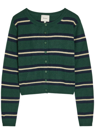 Clara striped cashmere cardigan | Harvey Nichols