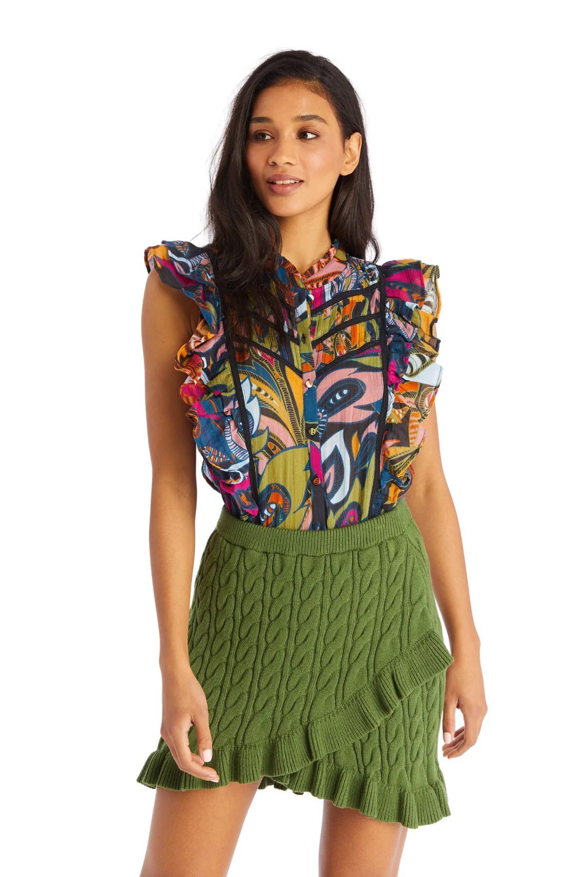 BRIDGET BLOUSE - BOLD PAISLEY | ALLISON New York