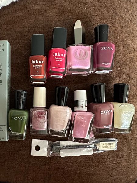 Zoya nail polish
Cirque colors nail polish 
Londontown 


#LTKbeauty #LTKsalealert #LTKstyletip