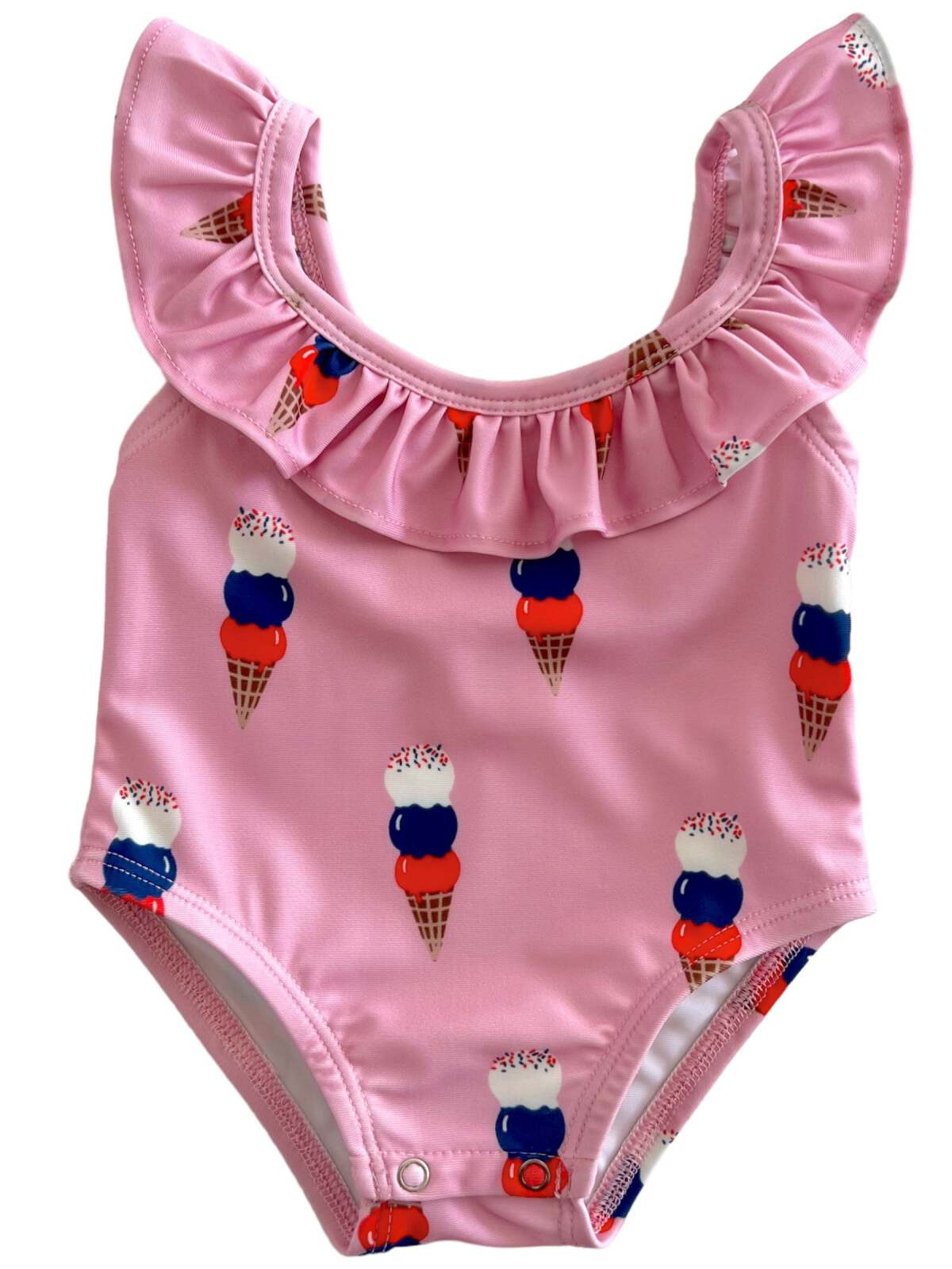 Pink Ice Cream / Isla Swimsuit / UPF 50+ | SpearmintLOVE